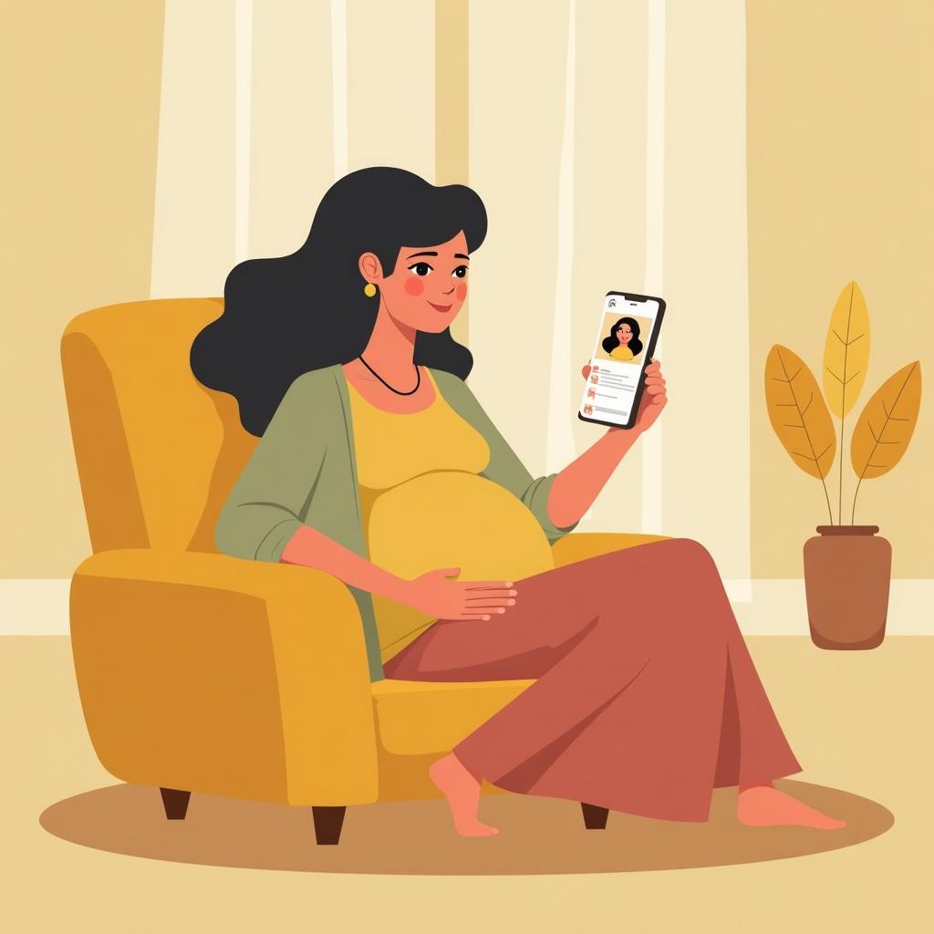 Communauté de mamans échangeant sur l'application